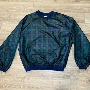 Vintage Avon Sportswear Windbreaker Jacket Mens XL Golf Plaid Norton Magnum CAN